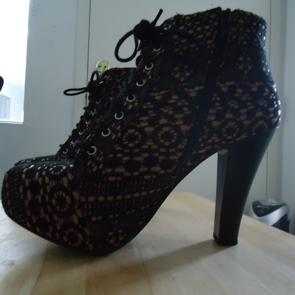 Charlotte Russe High Heeled Ankle Boots